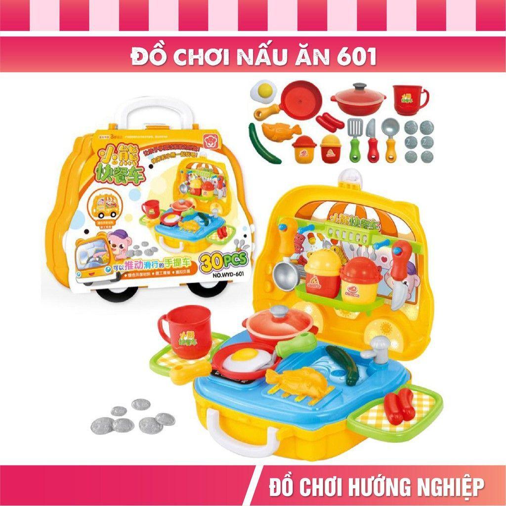 Bộ đồ chơi nấu ăn đồ chơi bán hàng bánh kẹo humberger cho bé trải nghiệm sáng tạo