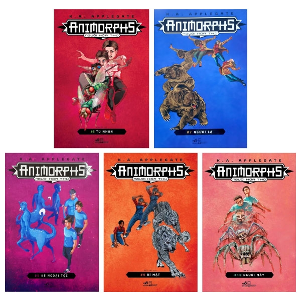 Combo Animorphs - Người Hóa Thú: Tập 6 Đến Tập 10 ( Bộ 5 Tập)