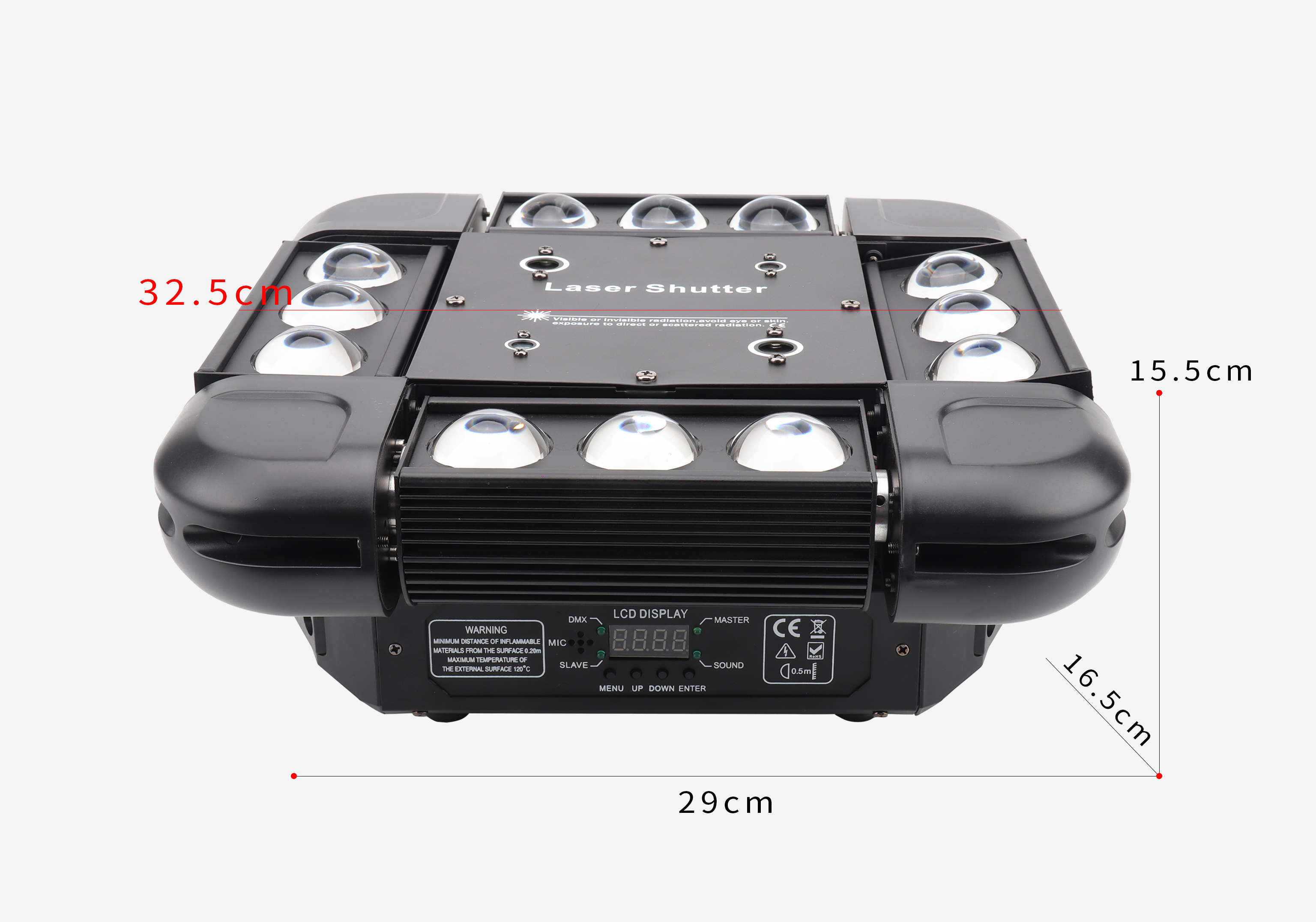 [GTP] ĐÈN MOVING 12 MẮT VUÔNG (  3 IN 1 ) - ĐÈN MA TRẬN THÍCH HỢP LÀM TRUNG TÂM , QUÁN BAR , VŨ TRƯỜNG , DJ.