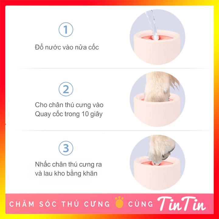 Cốc Rửa Chân Cho Chó Mèo Carno