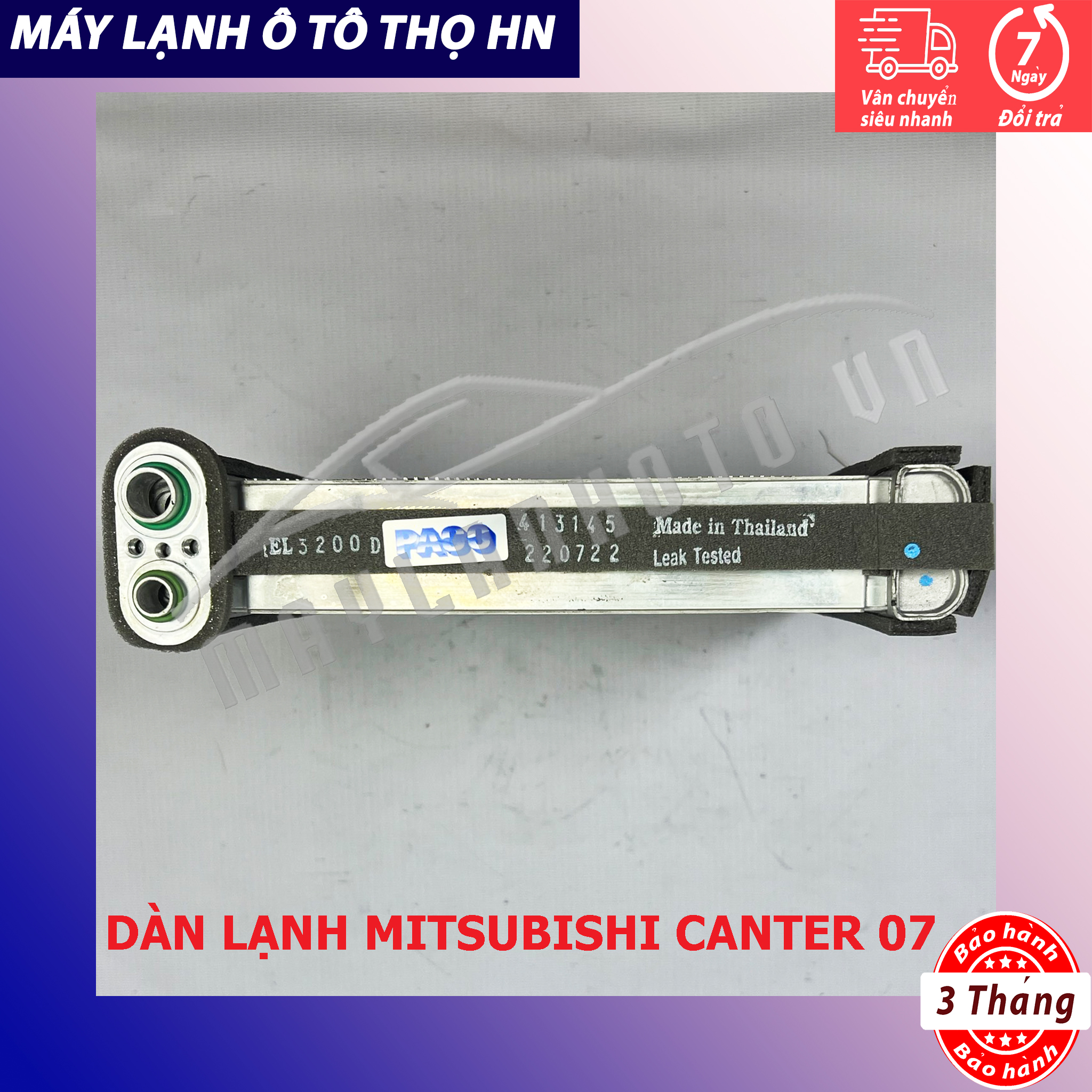 Dàn (giàn) lạnh Mitsubishi Canter 2007 2008 2009 (Nissan Qashqai-Xtrail T31) Hàng xịn Thái Lan 07 08 09