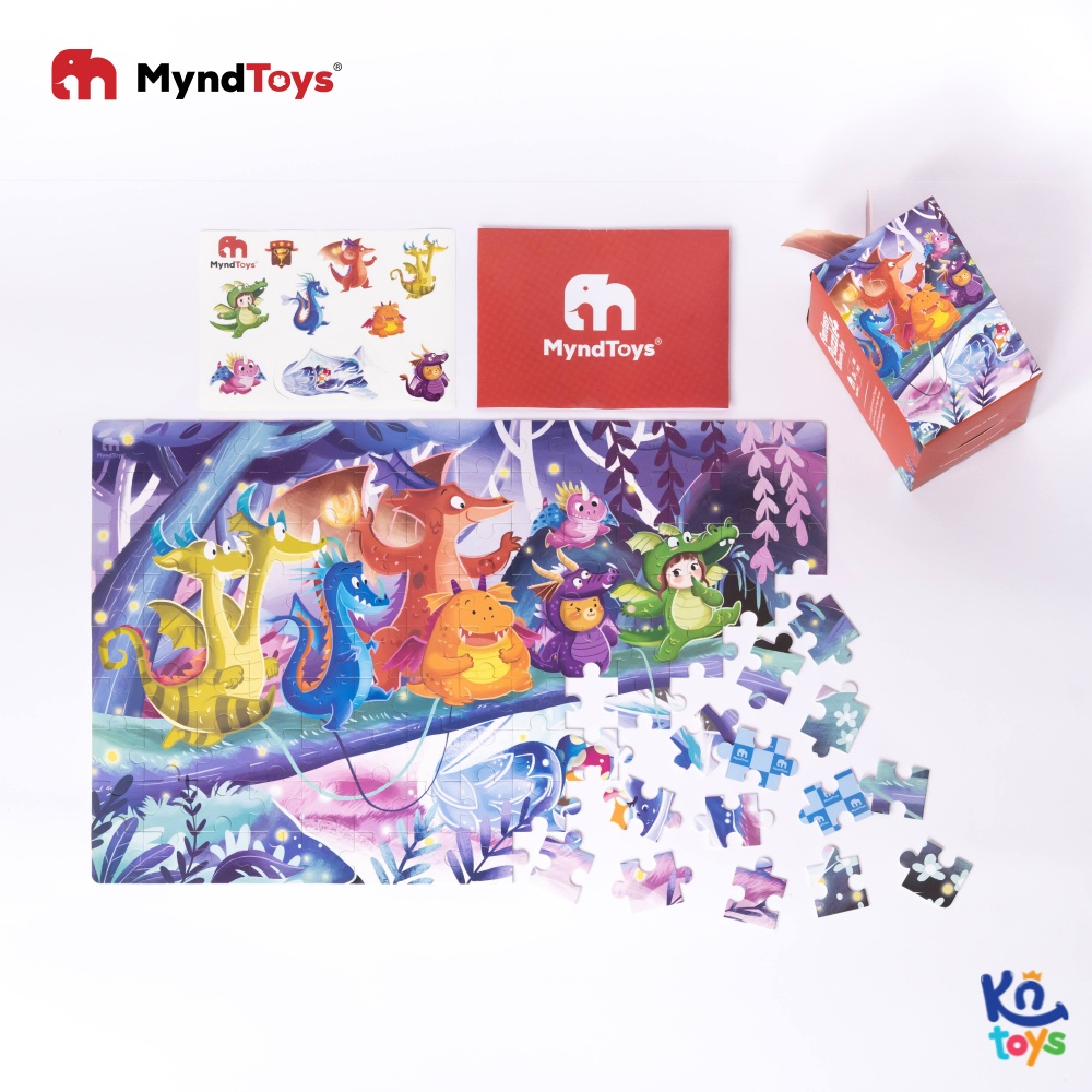 Đồ Chơi Xếp Hình MyndToys - Fantasy Puzzle (126 mảnh ghép cho Bé Từ 3 Tuổi)