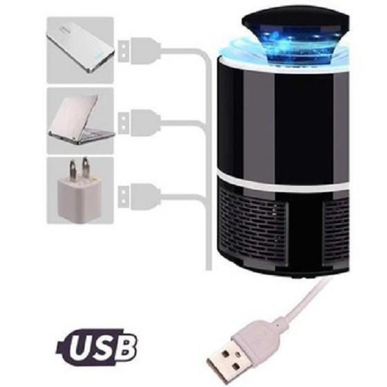 Đèn bắt muỗi thông minh hình trụ cắm cổng usb