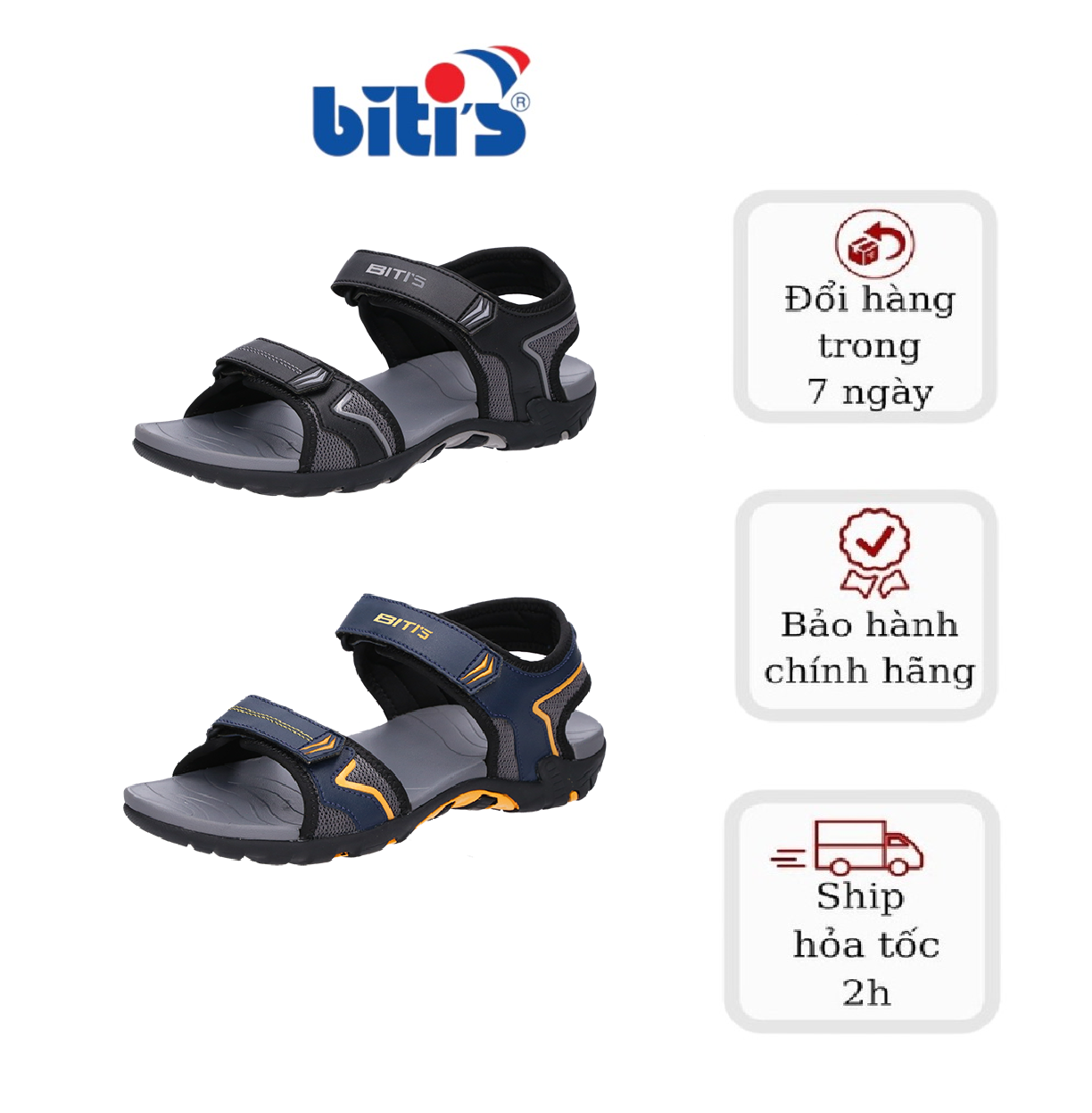 Sandal Nam Biti's BYM000300 Siêu Bền Chống Trượt