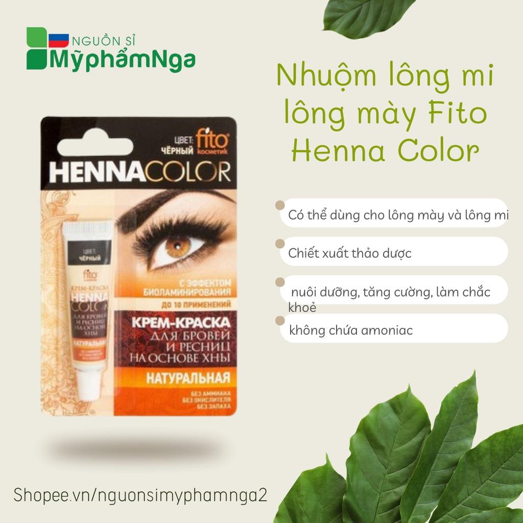 Nhuộm lông mi lông mày thảo dược Fito Henna Color