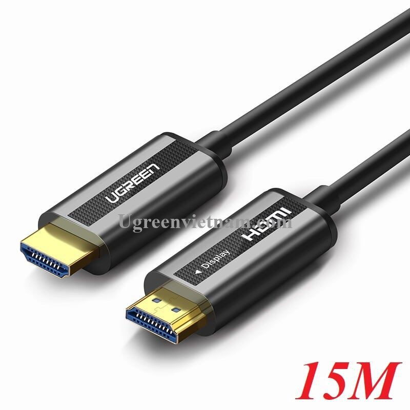 Cáp HDMI 2.0 Sợi Quang 15m 20M 30m 40m 50M UGREEN 50215 50216 50217 50218 50219- Hàng chính hãng