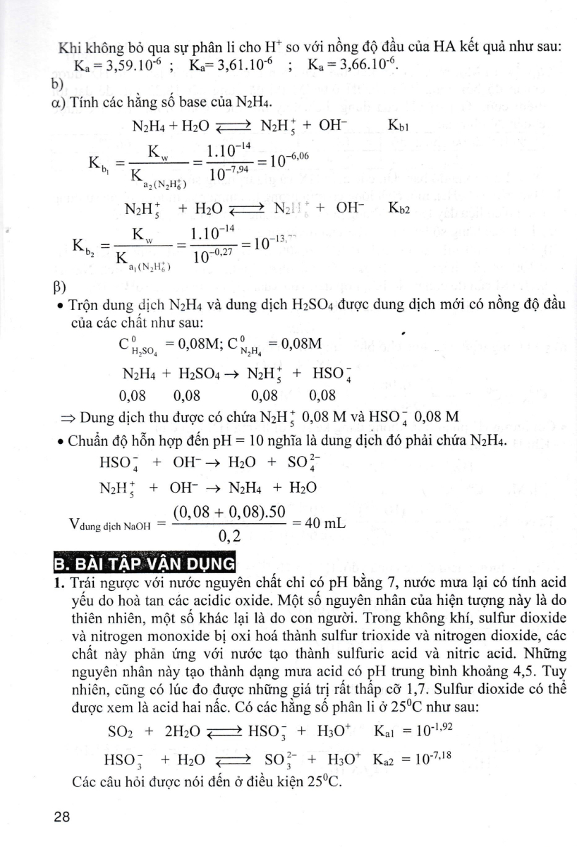 Bồi Dưỡng Học Sinh Giỏi Hóa Học 11 Theo Chuyên Đề