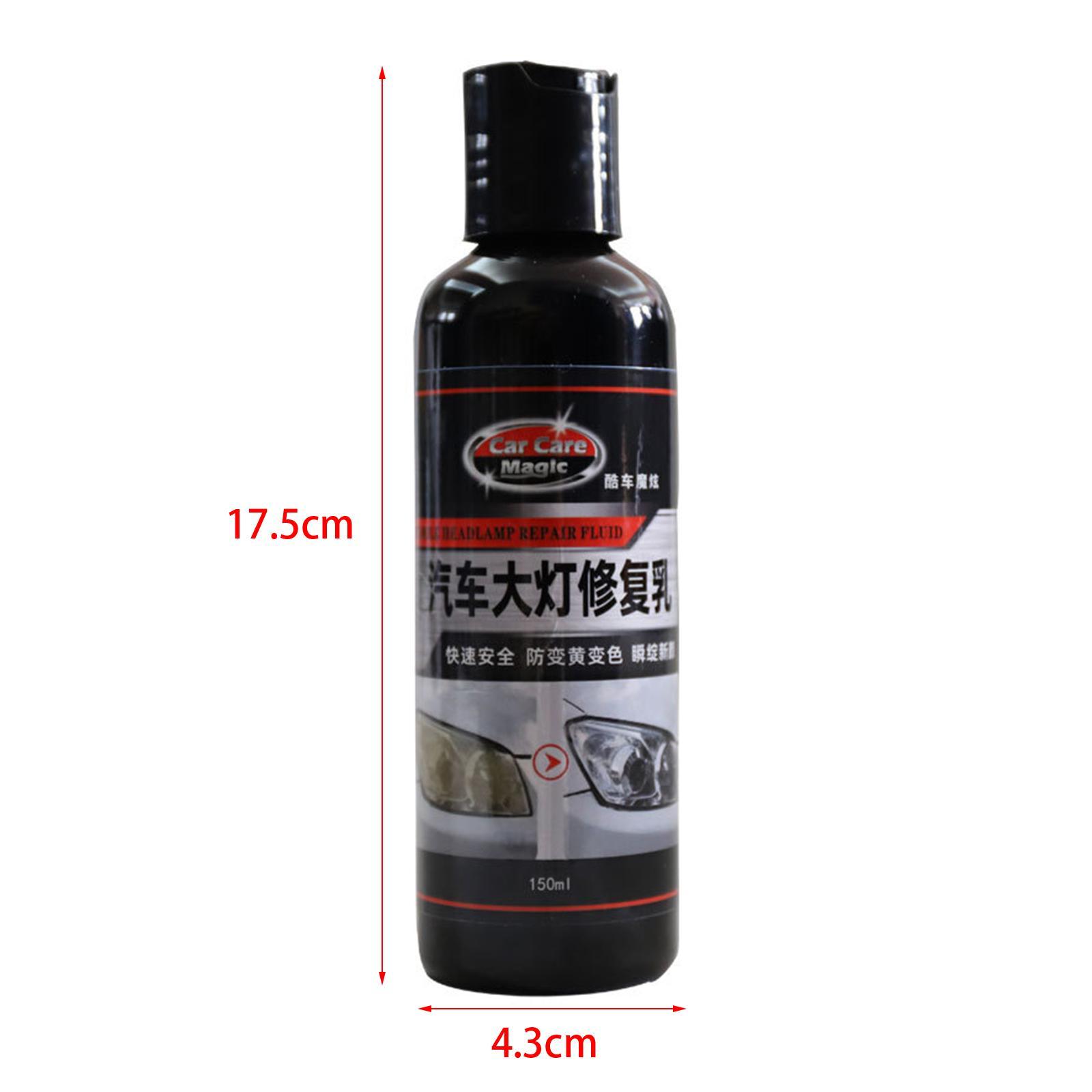 150ml Headlight Polisher Liquid, Headlight Restorer, Car Accessories Auto Headlight Restoration Headlight Renewal Headlight Polisher Restorer