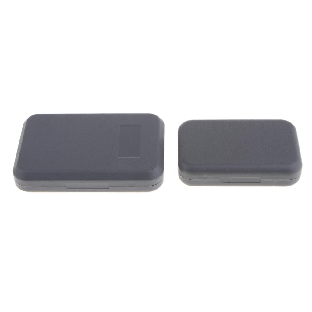 2x Double Sides Fly Fishing Tackle Storage Box Pouch Kits Holder Box