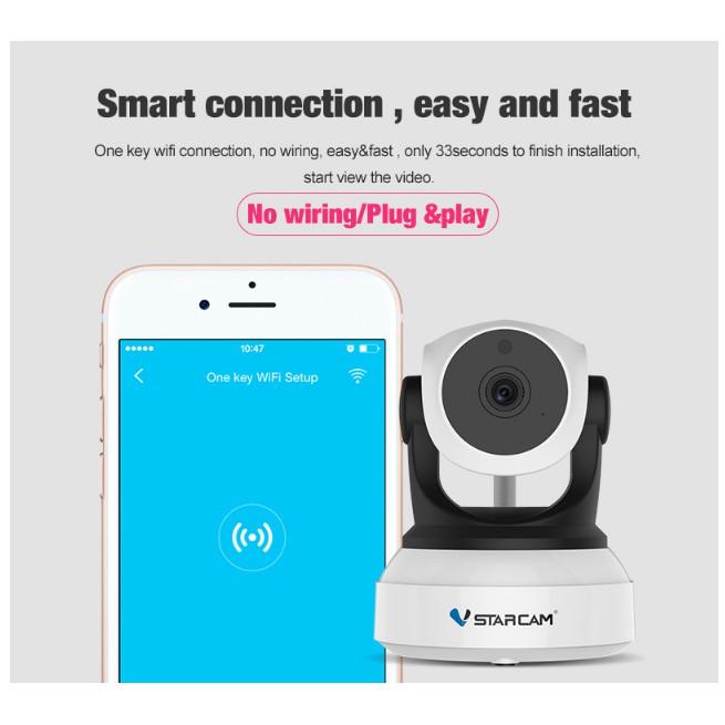 Camera wifi ip C7824 Vstarcam HD720 - Hàng Chính Hãng