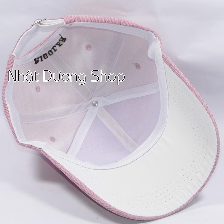 Mũ lưỡi trai ️ Nón kết thêu hình chữ Ground chất liệu nhung tăm cao cấp form unisex nam nữ