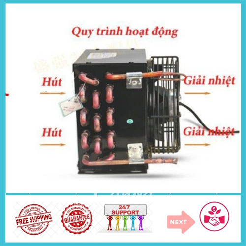 DÀN NÓNG COIL FNA 1.0/4.4 1/2 HPKÈM QUẠT 60W SỬ DỤNG TRONG ĐIỆN LẠNH VÀ CÁC THIẾT BỊ LÀM LẠNH