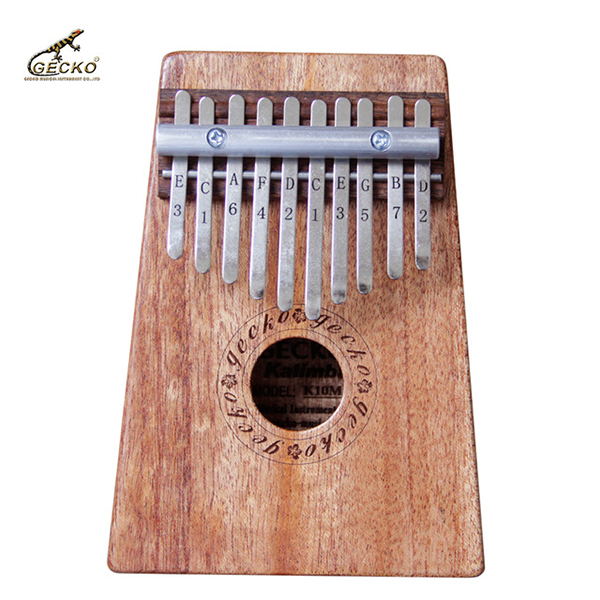 Đàn Kalimba 10 Phím Gỗ Mahogany Gecko K10M Kèm Hộp Đựng