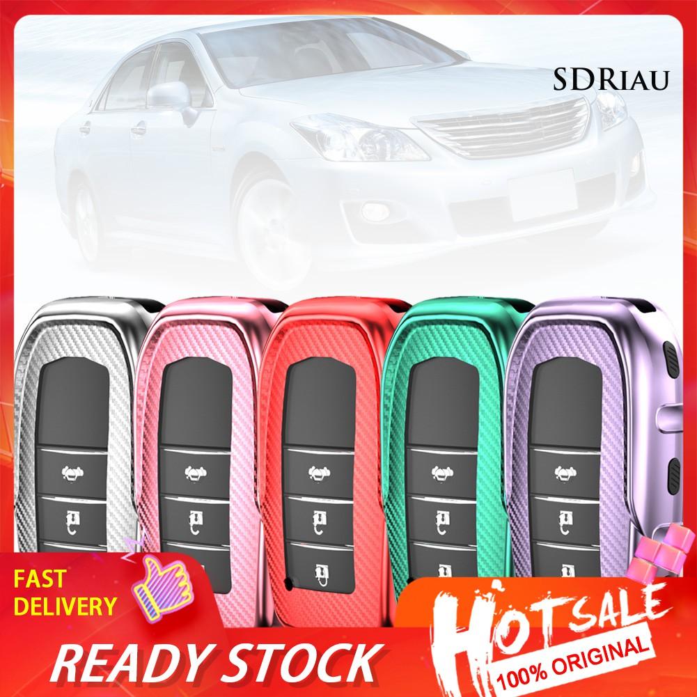 TOYOTA Vỏ Bảo Vệ Chìa Khóa Xe Hơi Toyota Corolla Camry Bằng Sợi Carbon