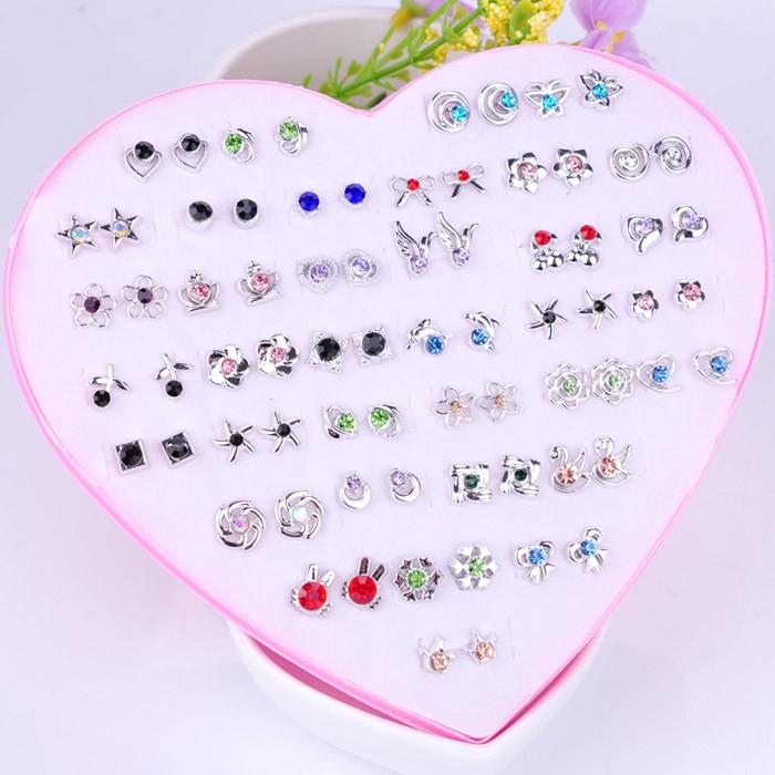 Hộp 36 đôi bông tai cao cấp xinh
