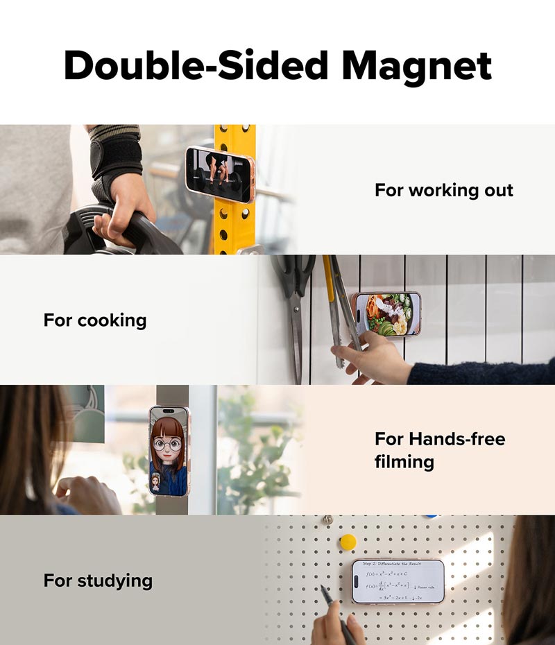 Giá đỡ từ tính RINGKE Dual Magnetic Smart Ring - Hàng Chính Hãng
