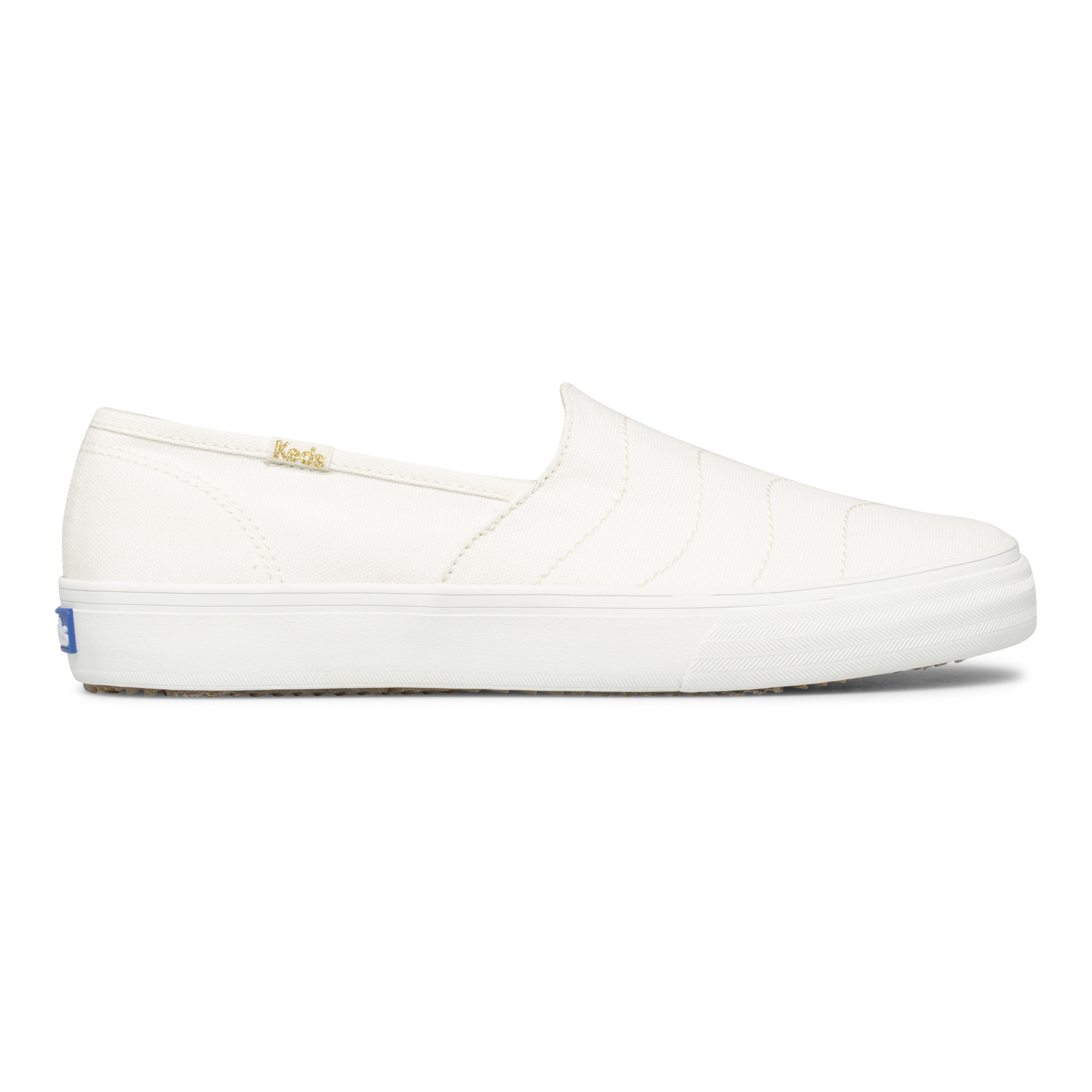 Giày Keds Nữ- Double Decker Wave Canvas Cream- KD065920