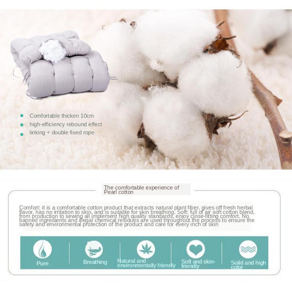 Home Office Chair Backrest Pad Seat Cushion Recliner Long Cushion Black