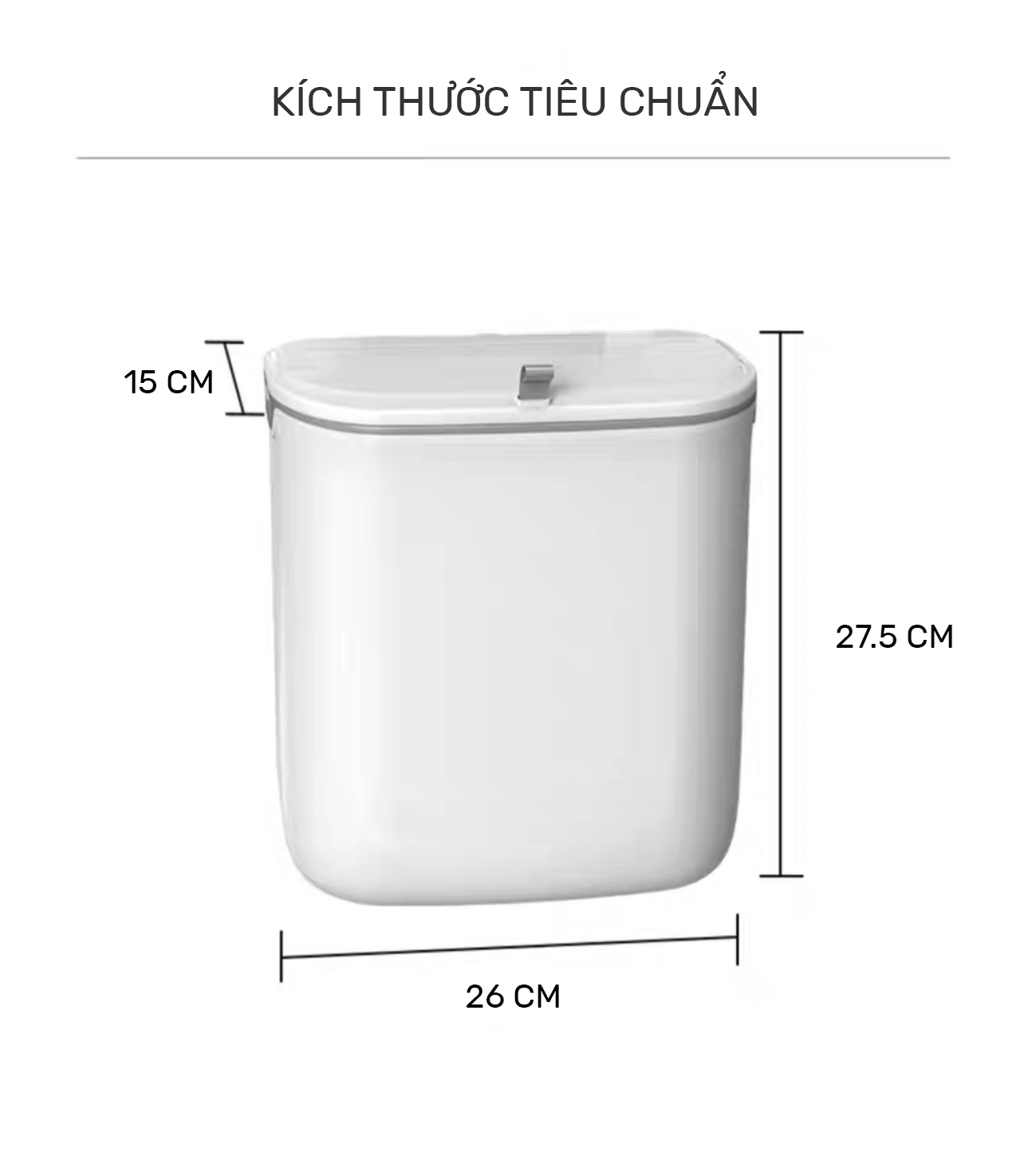 (Freeship) THÙNG RÁC Treo Tủ Bếp Thông Minh Có Thùng Trong Tiện Lợi Có Nắp