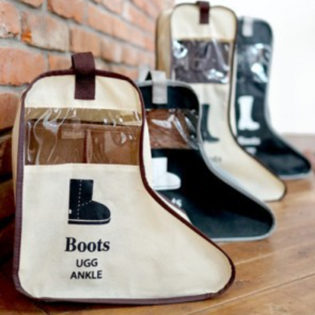 Túi Đựng Giày Boots Phong Cách Hàn Quốc, Có Hai Ngăn Riêng Biệt Cho Từng Chiếc Giày