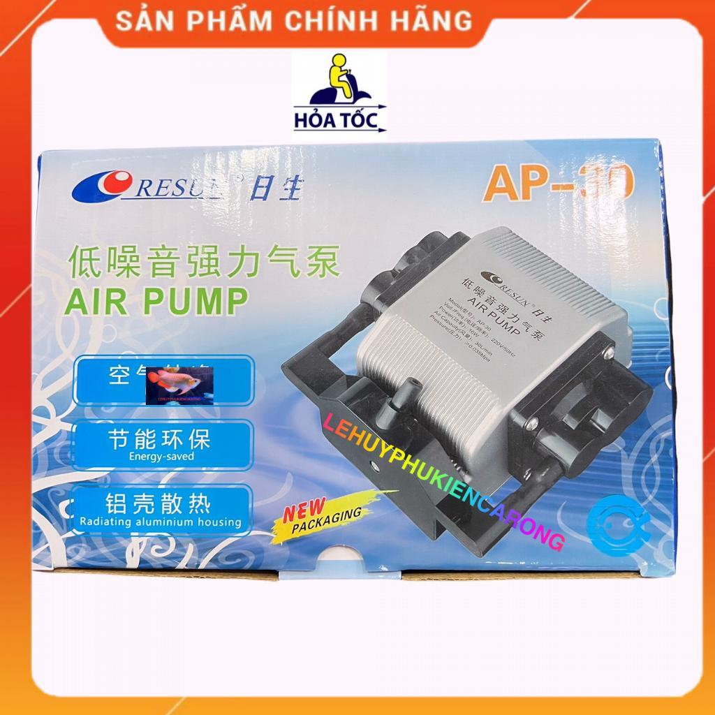 Máy Sủi Oxy Bể Cá Siêu Tiết Kiệm Điện, Giảm Ổn Có Thể Chia 6, Chia 8 Resun AP-30 16w/ AP-50 25w