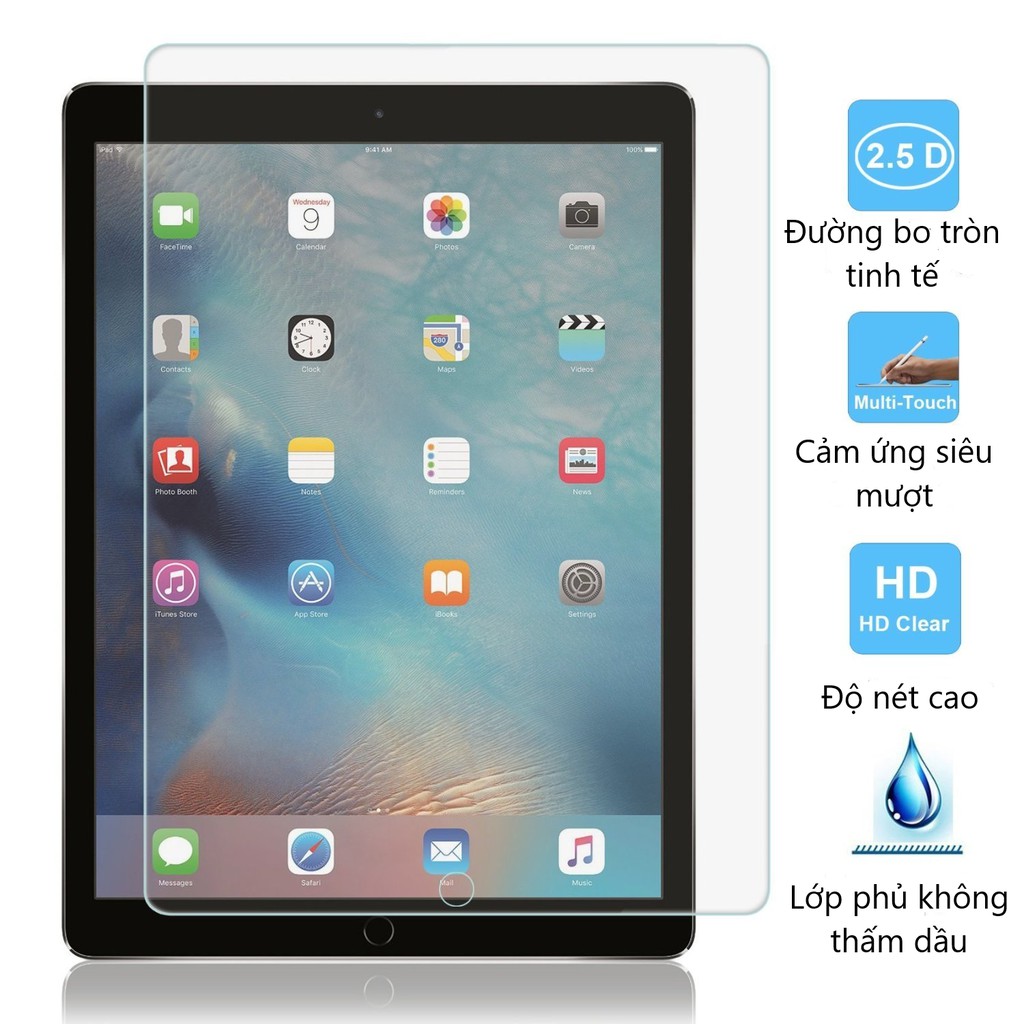 Miếng dán màn hình chống trầy cho iPad New 2018