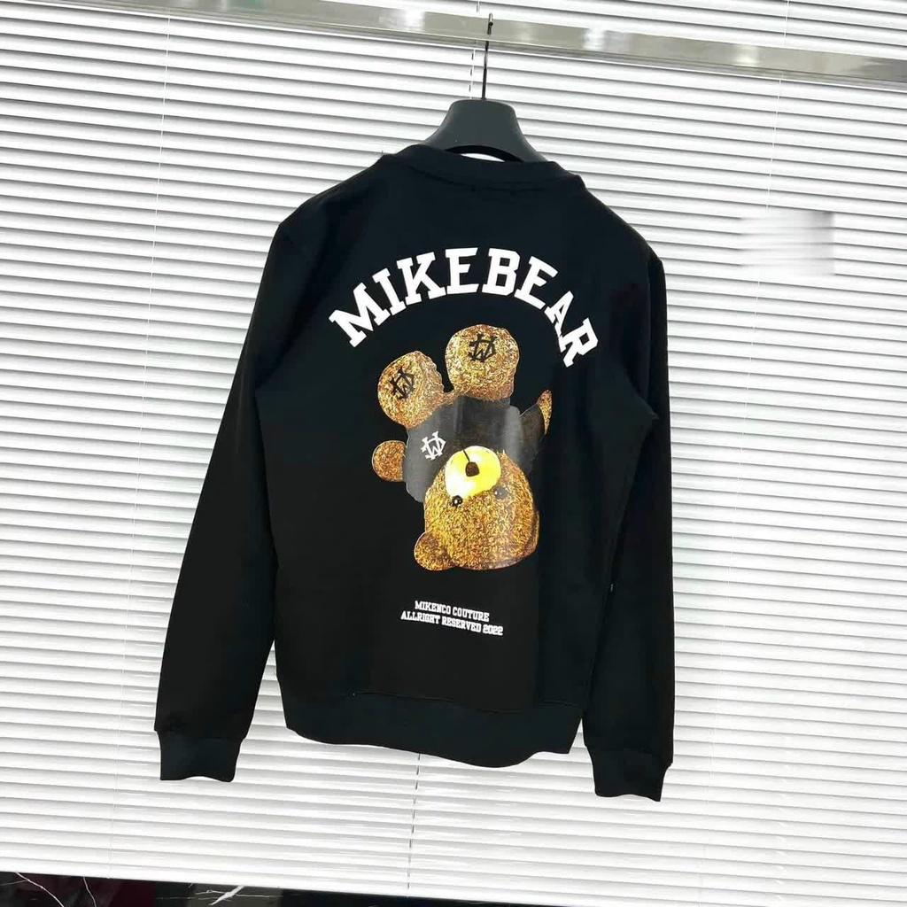 Áo thun nỉ unisex cổ tròn nam nữ in gấu nhiều mẫu mới, áo sweater nỉ giá rẻ phù hợp nam nữ chất cotton