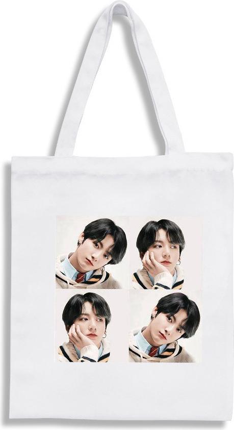 Túi tote BTS in hình JUNGKOOK cực đẹp túi to