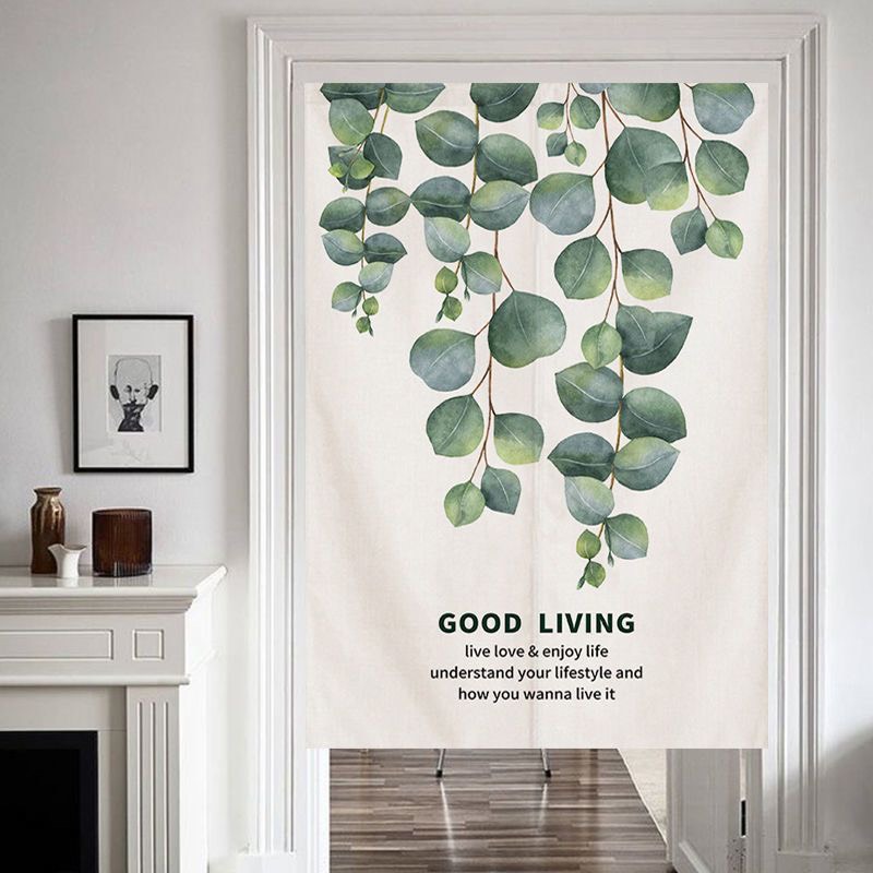 Rèm Vải Khoen Lỗ, Khoen Ri Đô, Rèm Dán LÁ TRÒN RŨ Vải Dày Khả Năng Chống Nắng Cao