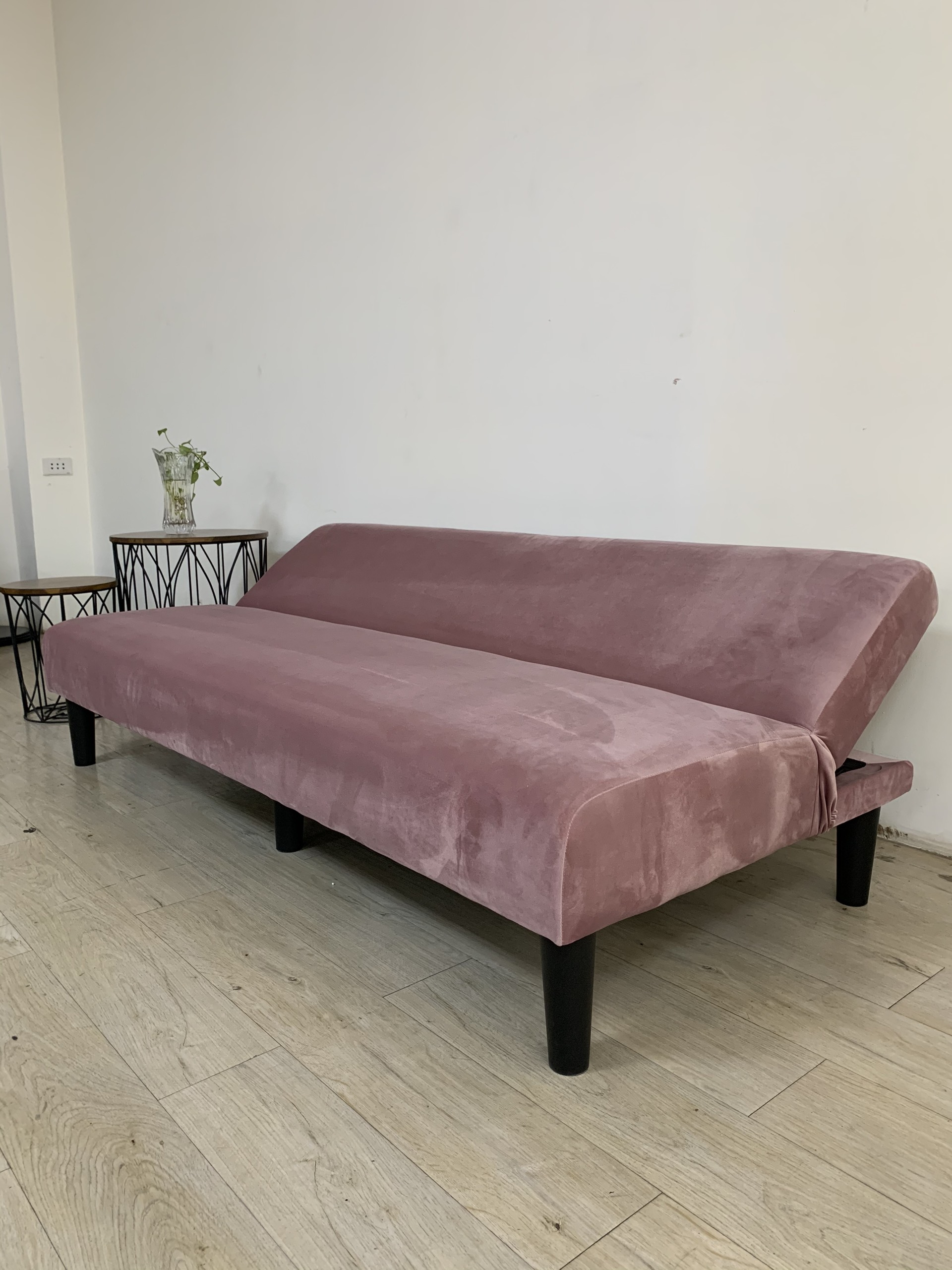 Ghế sofa giường BNS2001KN đa năng Vải nhung