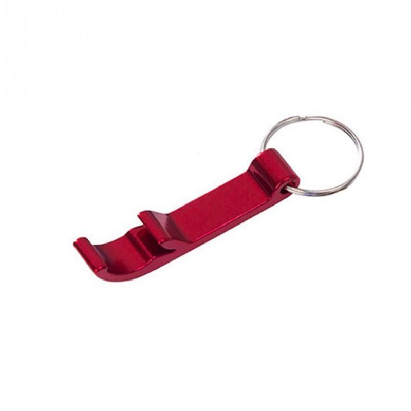Adonised Aluminium Bottle Drinks Can Opener Keyring Keychain Various Colours UK