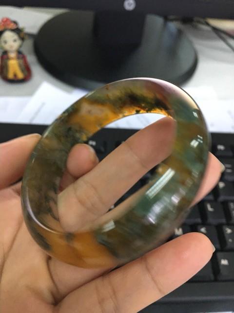 Vòng tay băng ngoc thuỷ tảo size 5.6