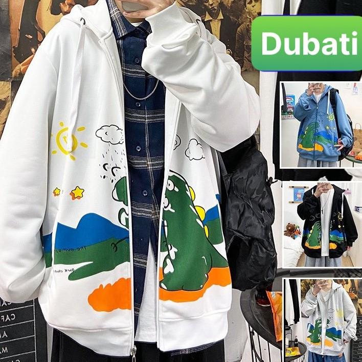 ÁO KHOÁC HOODIE NAM NỮ KHỦNG LONG DÂY KÉO SÀNH ĐIỆU CHỐNG LẠNH NẮNG, NÓNG HÈ ĐÔNG SIÊU HOT - DUBATI FASHION