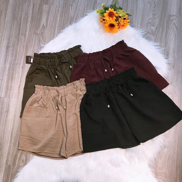 Quần Shorts Đùi Chất Đũi Mát Lạnh