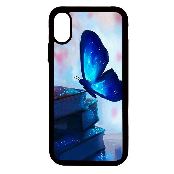 Ốp lưng cho điện thoại Iphone X Bướm Xanh - Hàng chính hãng