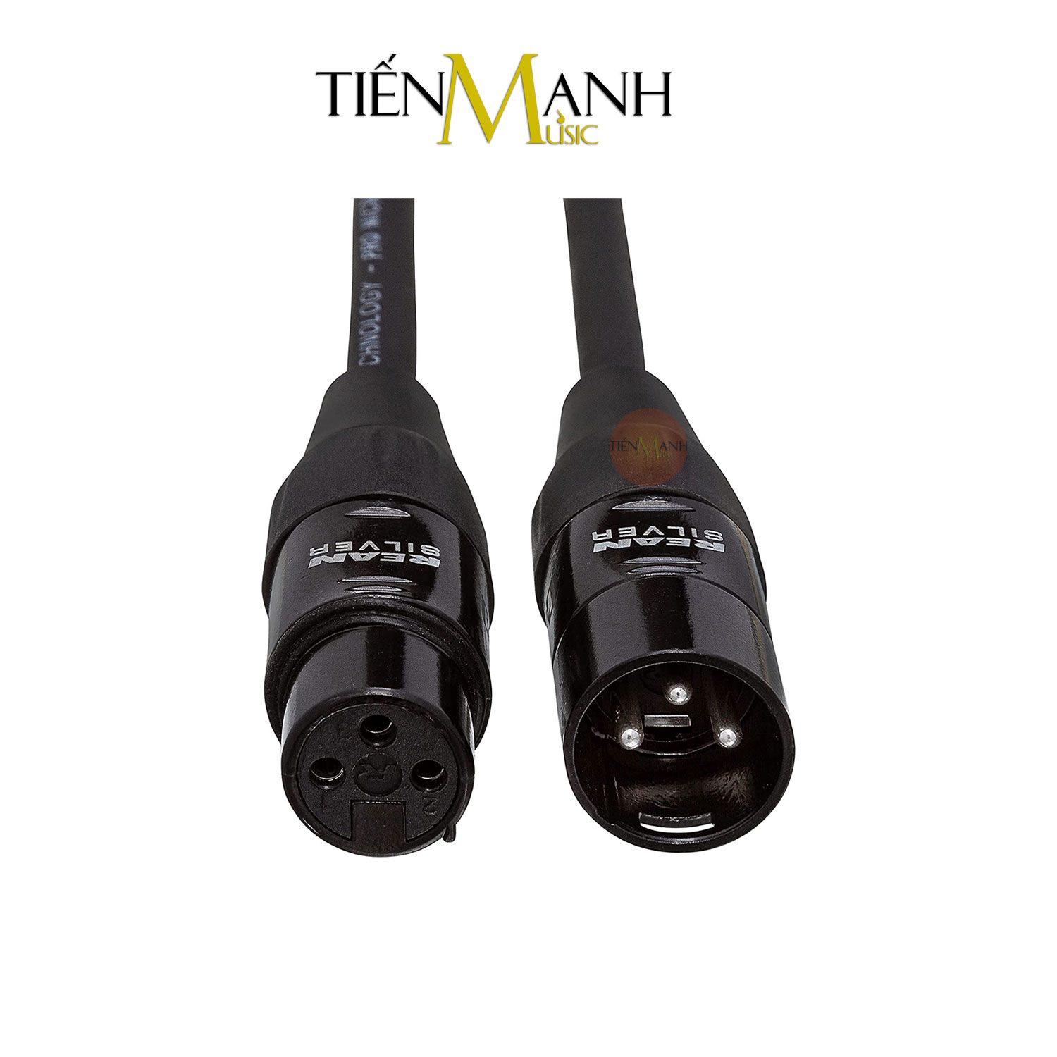 Dây Micro Hosa Pro 2 Đầu Canon XLR REAN Dài 0.9m, 1.5m, 3m, 4.5m, 7.5m, 9m, 15m, 30m HMIC-003, 005, 010, 015, 020, 025, 030, 050, 100 Cable Đực sang Cái XLR3F to XLR3M Hàng Chính Hãng - Kèm Móng Gẩy DreamMaker