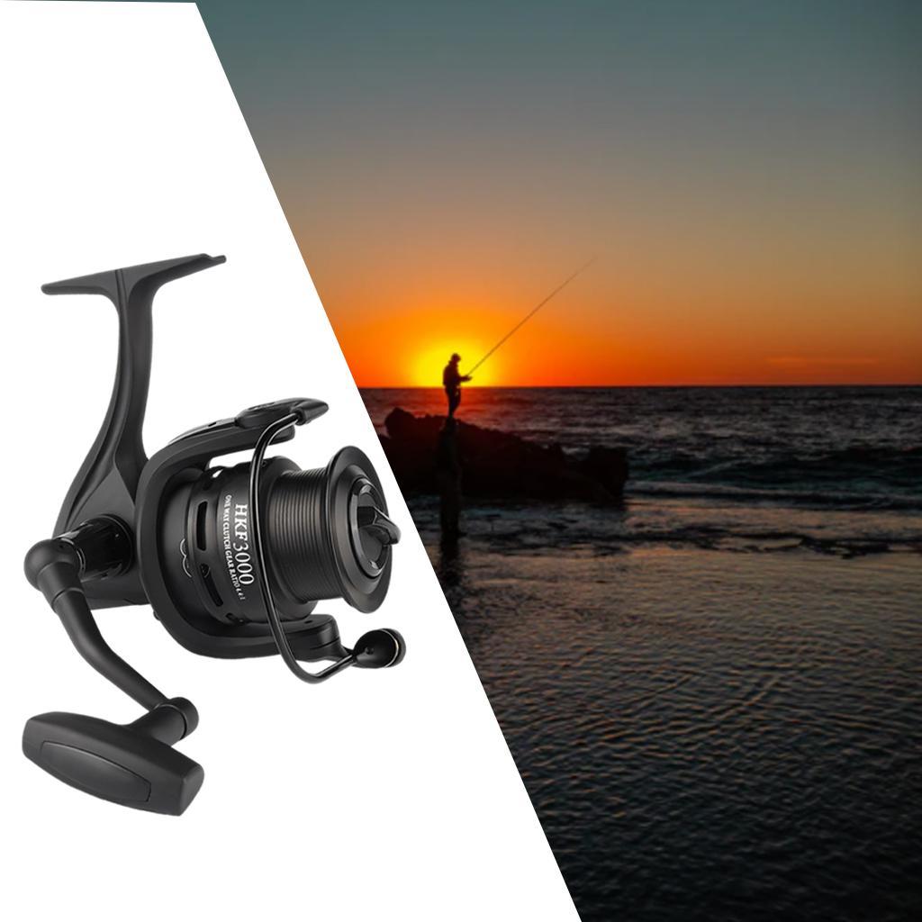 Fishing Reel Smooth High Speed Powerful 5.2:1/4.4:1 Gear Ratio Smooth Fishing Reels 3000-6000 for Lake Boat Ice Fishing