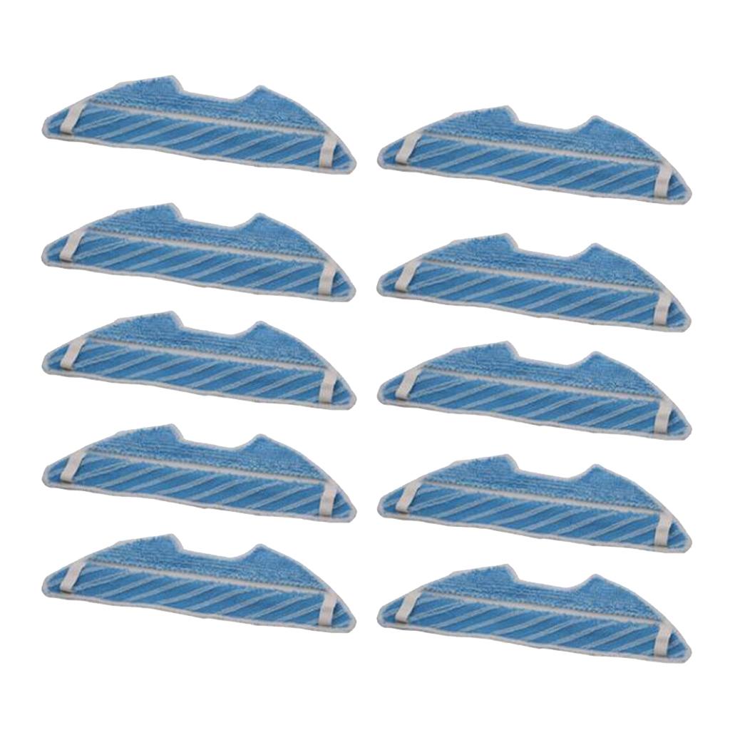 10pcs Mopping Cleaning Cloth Rag Fit For Conga 1290, 1390 Vacuum Cleaners
