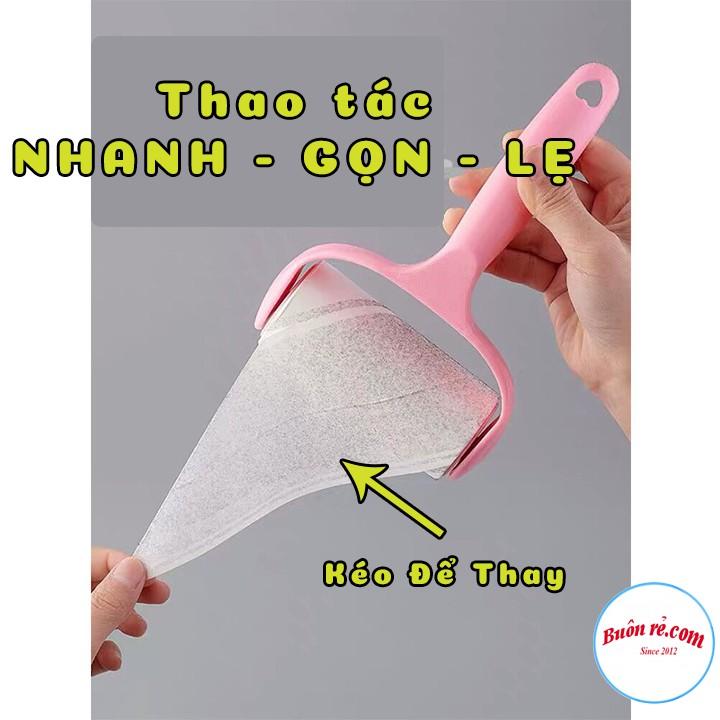 Cây lăn bụi quần áo kèm 2 lõi thay thế làm sạch nhanh gọn Buôn Rẻ 00236