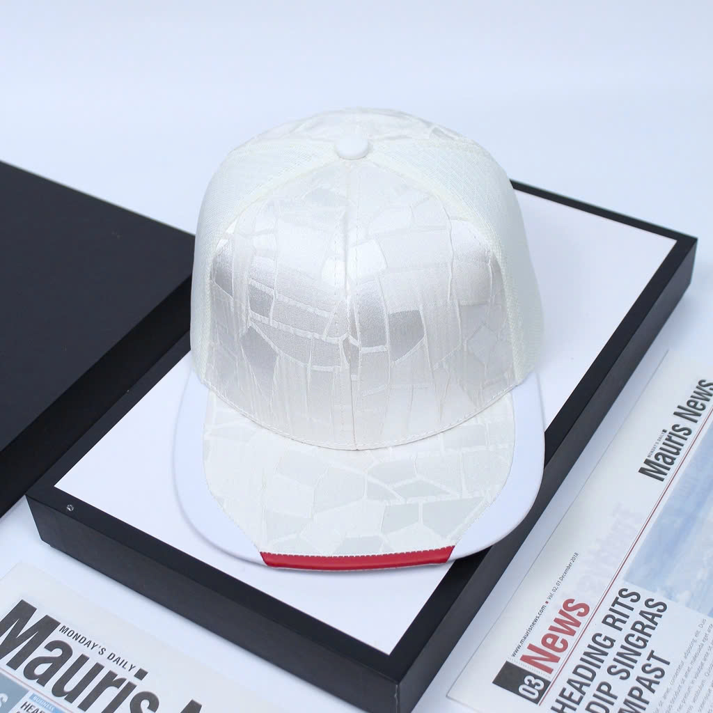 Nón hiphop, mũ snapback gạch đá phối vải kaki form chuẩn thời trang đường phố siêu đẹp