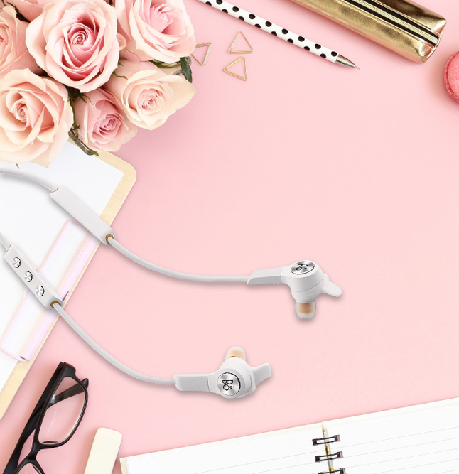 Tai Nghe Bluetooth Beoplay E6 Motion White- Hàng chính hãng