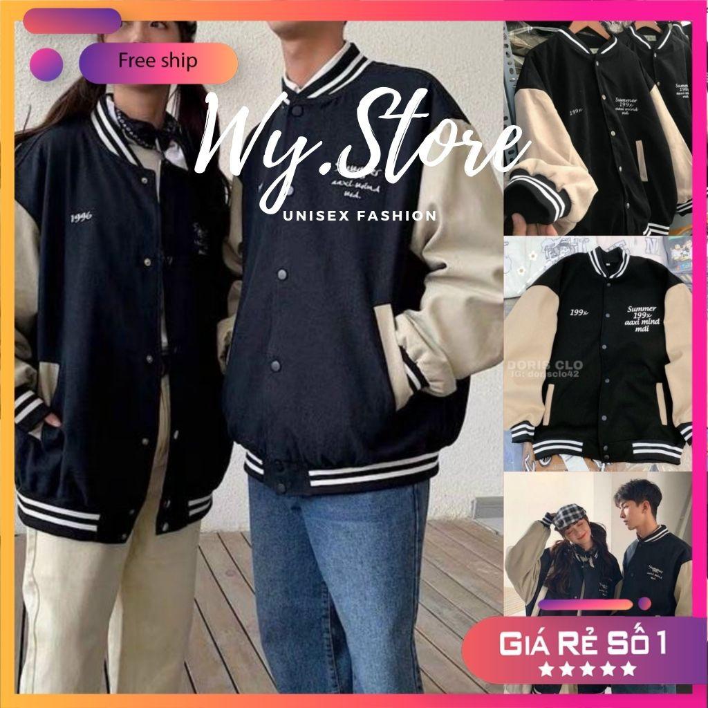 Áo Khoác Nỉ Nam Nữ Unisex SUMMER 199x Màu Đen tay phối nâu, chất nỉ bông siêu đẹp