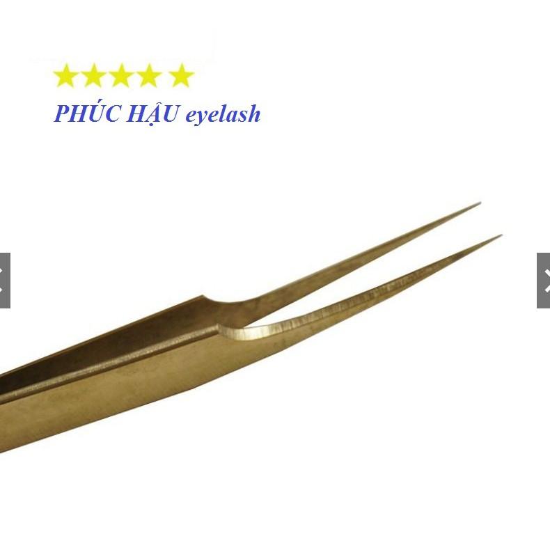 Nhíp tách cá heo vàng cao cấp không gỉ, dùng để tách mi, nối mi classic dành cho thợ nối mi chuyên nghiệp