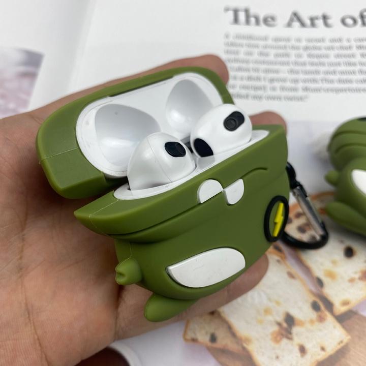 Bao Case Cho Airpods 1/2/3/Pro kiểu dáng khủng long tia chớp ngộ nghĩnh - Mã TZAP386