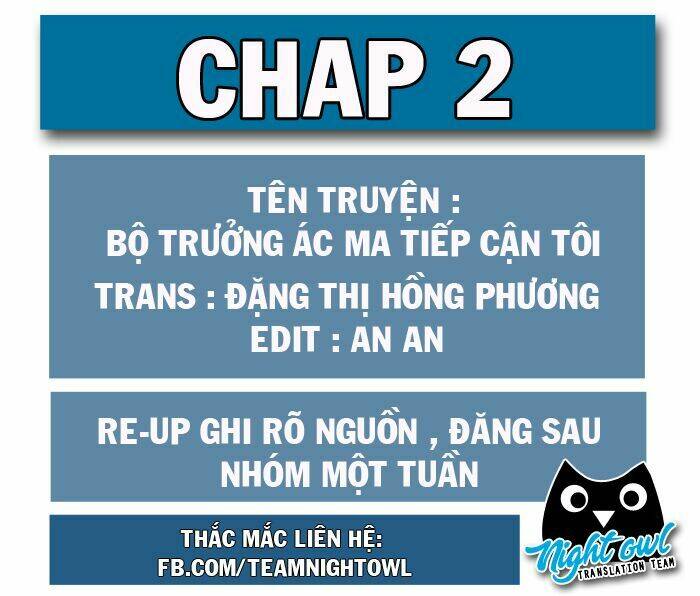 bộ trưởng ác ma tiếp cận tôi chapter 2 1