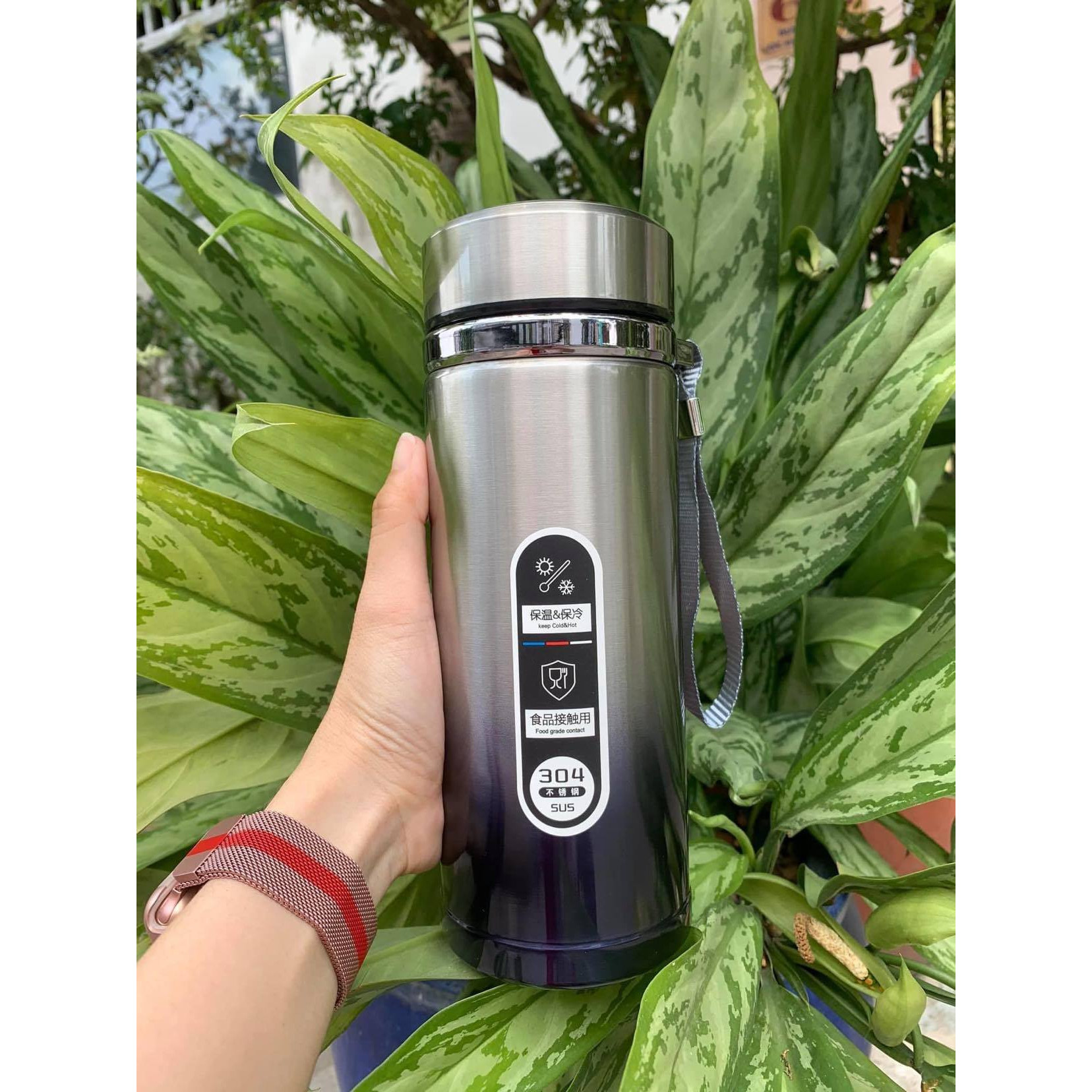 Bình giữ nhiệt có lõi lọc trà 1000ml