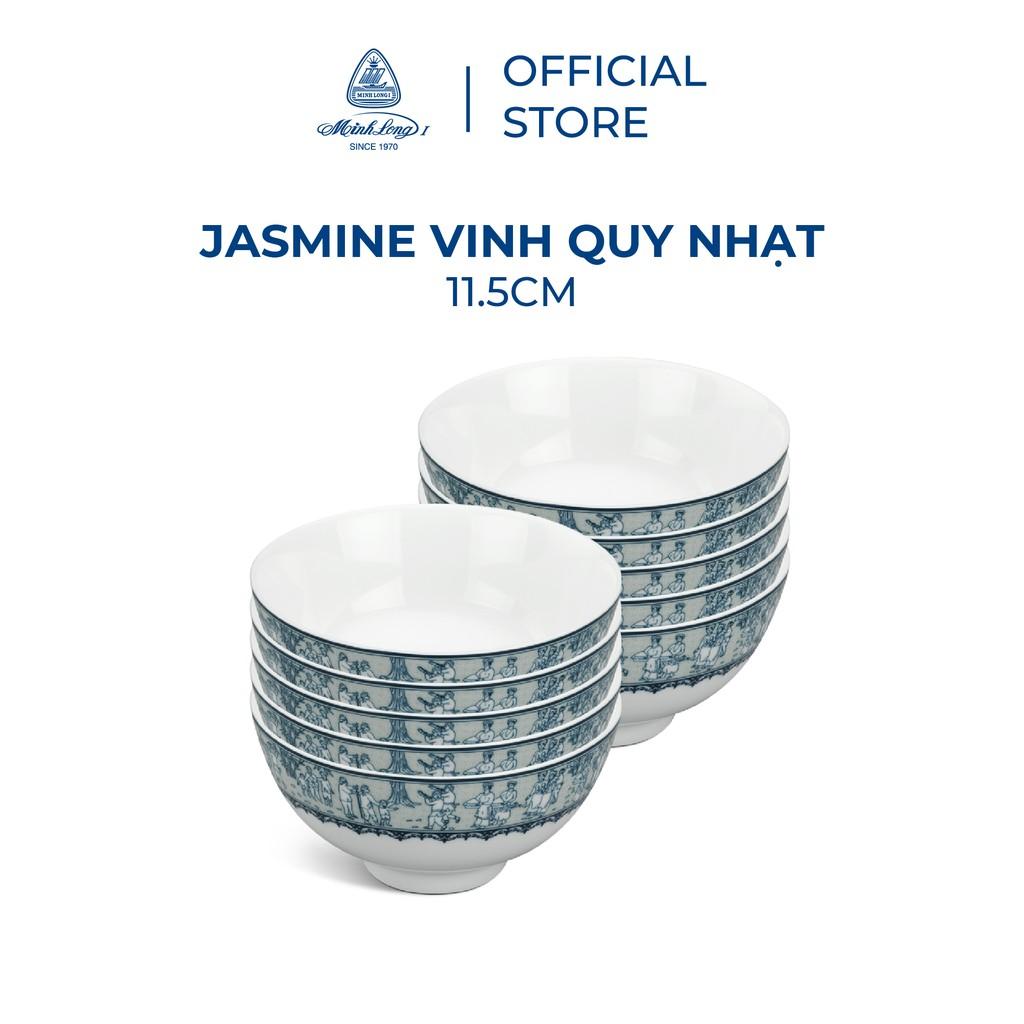 Chén cơm 11.5 cm - Jasmine Vinh Quy Nhạt Sứ cao cấp Minh Long