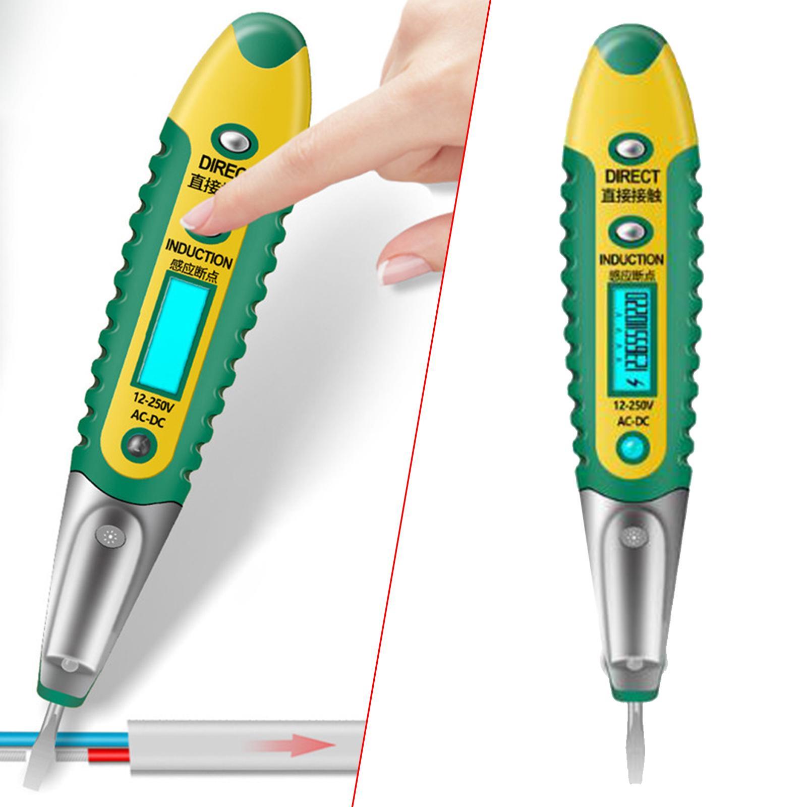 Voltage Tester 12V-250V Portable Circuit Tester Tool Voltage Pen Screwdriver