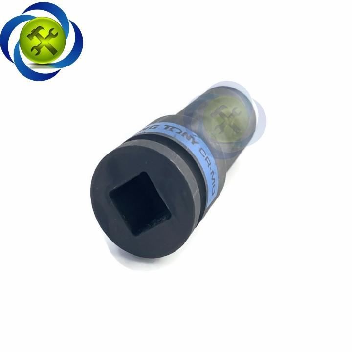 Tuýp 16mm đen dài 80mm Kingtony 443516M loại 1/2 6 cạnh