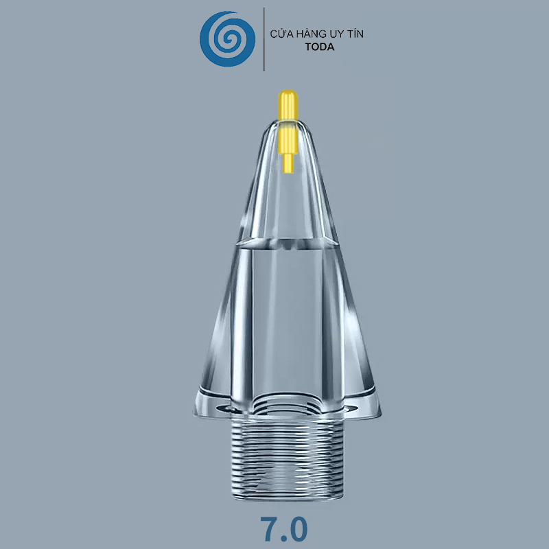 Đầu ngòi thay thế Pencil Tips bản nâng cấp cho Apple Pencil 1 &amp; Apple Pencil 2 - Trong Suốt không cản tầm nhìn, không bị mòn đầu bút Pencil dùng với Paperlike, thao tác chính xác, độ bền cao